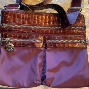 Brighton crossbody eggplant purple handbag